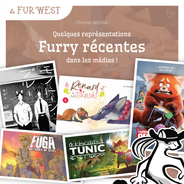 Quelques représentations furry récentes dans les médias !
